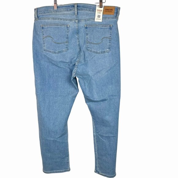 Signature Levi Strauss Heritage High-Rise Straight Jeans W35 Super Stretch NWT's - Picture 2 of 15